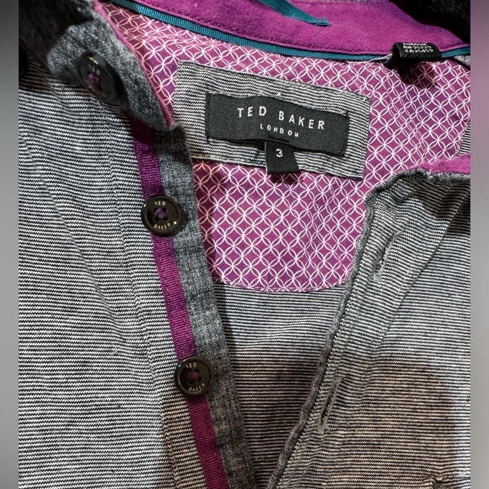 Ted Baker Gray Polo Shirt - Picture 3 of 6